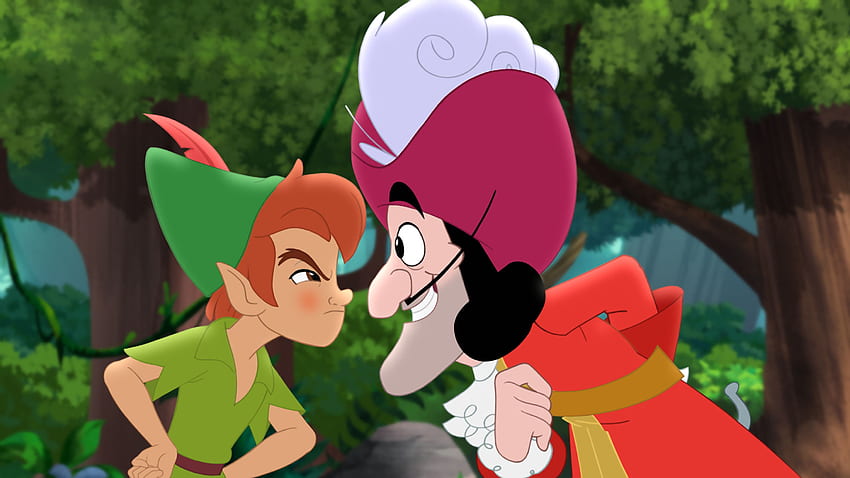 Peter Pan and Captain Hook for iPad mini 3 - Cartoons HD wallpaper