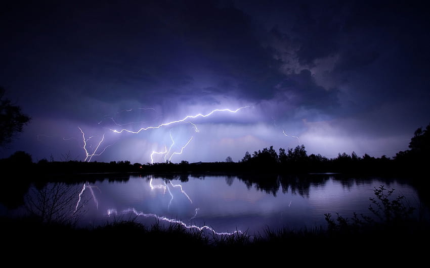 Live weather screensaver on the Mac App Store, Animated Lightning HD wallpaper