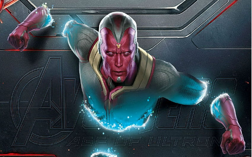 Vision Marvel Avengers Super Hero วิสัยทัศน์เวนเจอร์สใบหน้า วอลล์เปเปอร์ HD