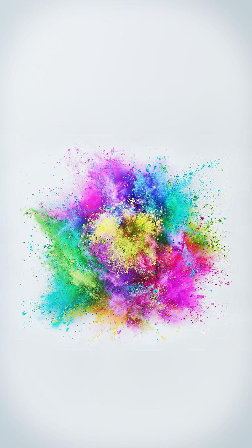 Explosion Colors White. Colorful , Apple, Colour Burst HD phone wallpaper