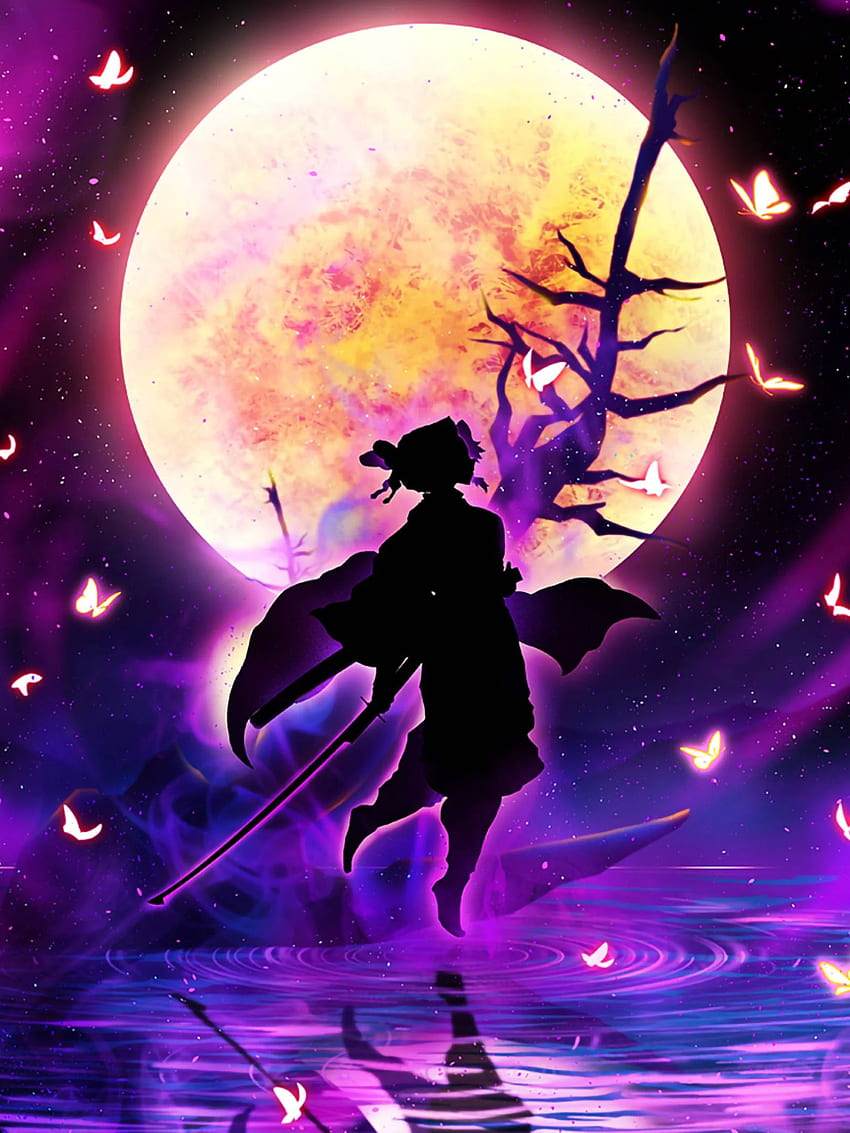 Shinobu Kochou Kimetsu no Yaiba Auflösung, Anime, und Hintergrund HD-Handy-Hintergrundbild