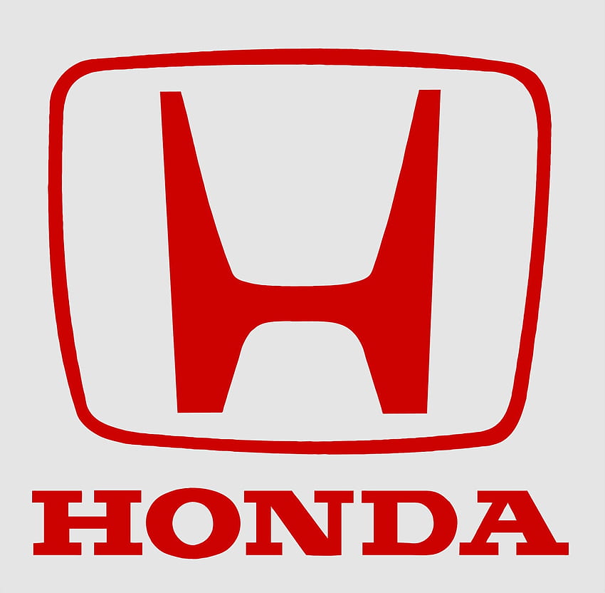 Honda logo , red, logo, line, font, trademark, Honda Emblem HD ...