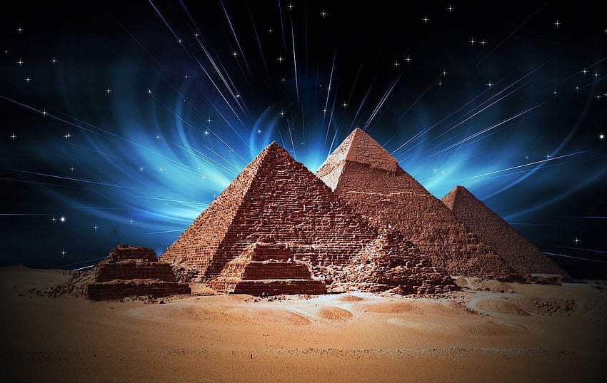 エジプトのピラミッド。 エジプト , エジプトのピラミッド, ピラミッド, エジプトの自然 高画質の壁紙