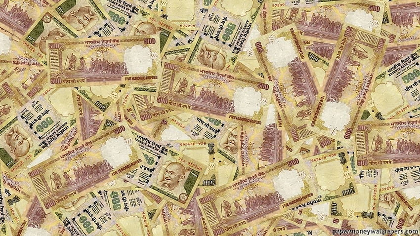 Denaro Rupia Indiana Inr Repubblica Dell'India In . , valuta indiana Sfondo HD