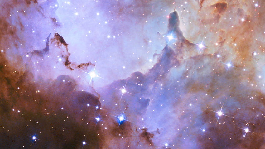 Hubble Space Telescope background HD wallpaper