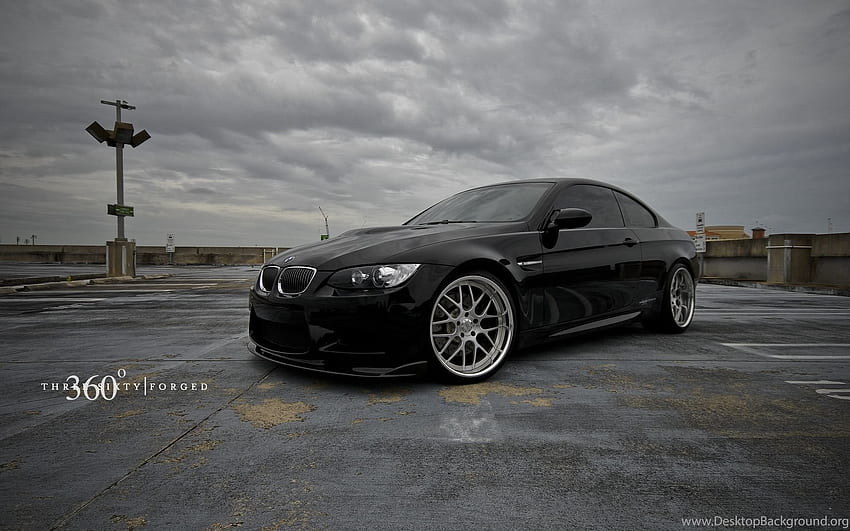Three Sixty Forged Black BMW Background HD wallpaper | Pxfuel