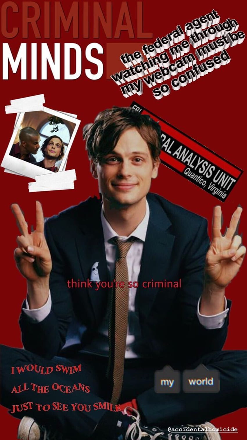 Spencer Reid, Esprits Criminels Fond d'écran de téléphone HD