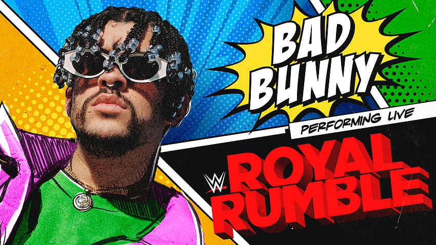 Bad Bunny, WWE Royal Rumble, Bad Bunny Albümlerinde Canlı Performans Gösterecek HD duvar kağıdı