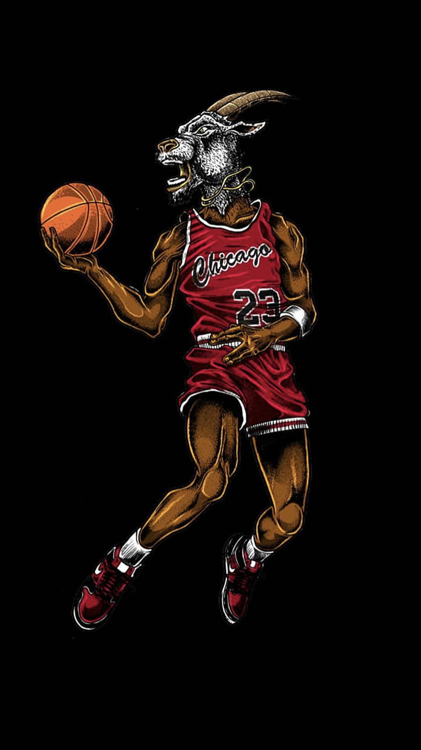 Basket NBA'de Red Reda. Nba sanatı, Michael Jordan sanatı, Nba basketbol sanatı HD telefon duvar kağıdı