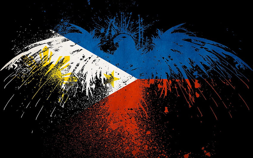 Filipińska flaga z orłem - Tapeta HD