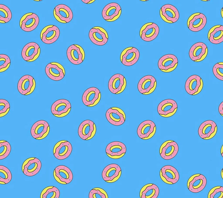 Odd Future Donuts to your cell phone - colorful, Donut Pattern HD wallpaper