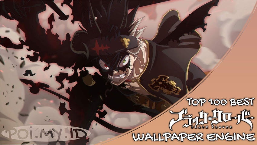 Black Clover - Asta Demon Form Wallpaper Engine 