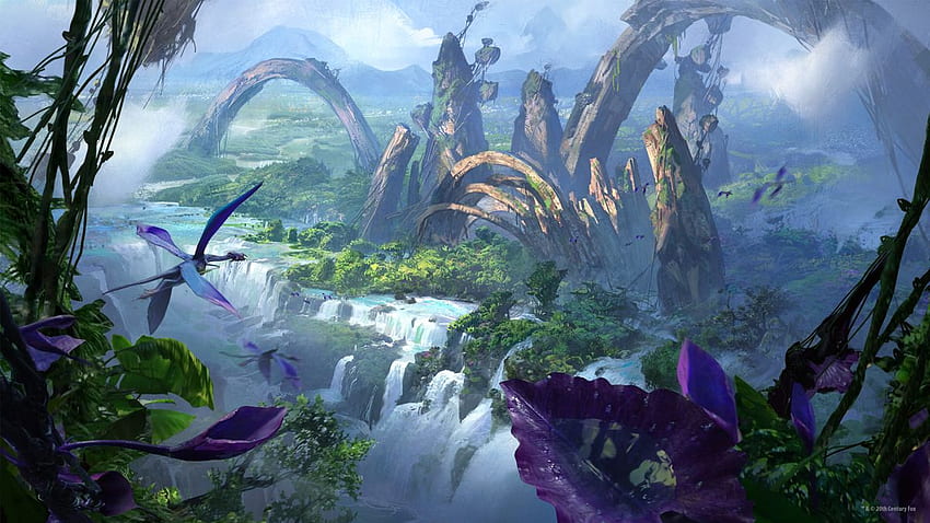 Pin by Vale on avatar forest  Fantasy landscape Avatar picture Avatar  world
