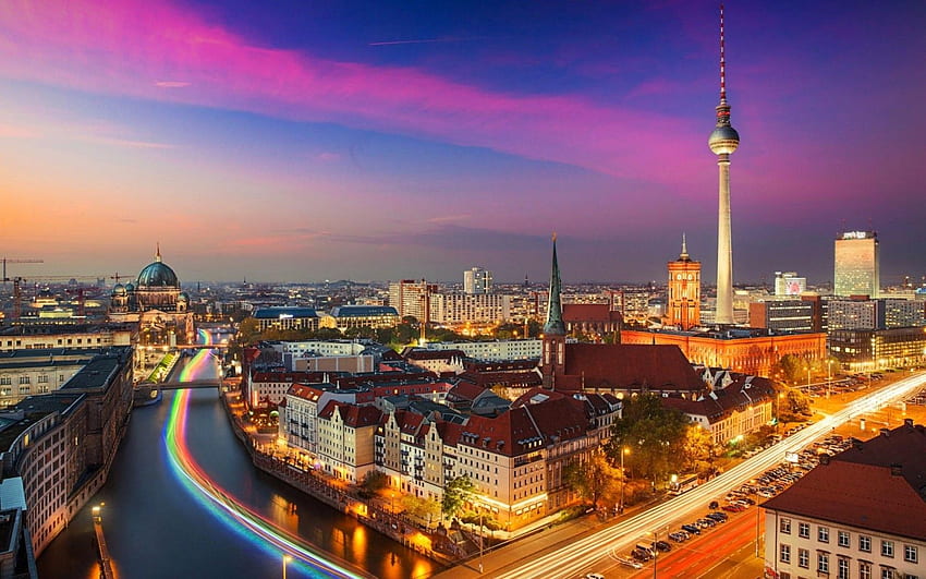 Berlim, Cidade, Europa, Alemanha, Europa Natal papel de parede HD