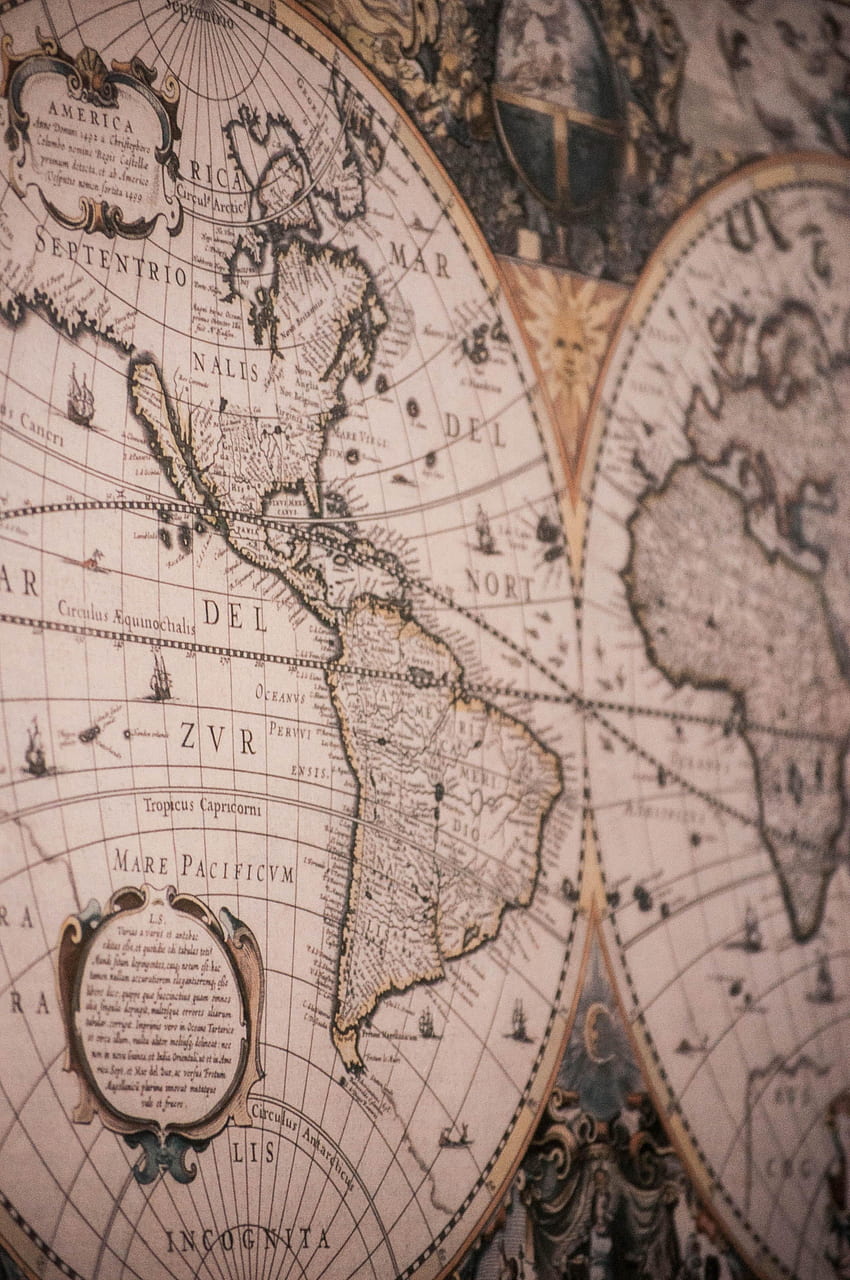 Miscelánea, Varios, Antiguo, Vintage, Mapa, Geografía, Mapa mundial, Mapa del mundo fondo de pantalla del teléfono