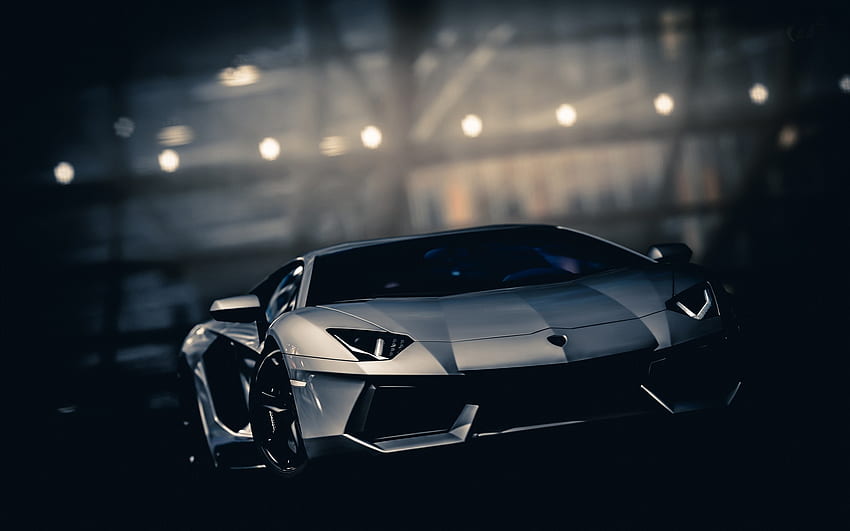 Black And Silver Cars 27 Alta risoluzione - Lamborghini Aventador - - Sfondo HD