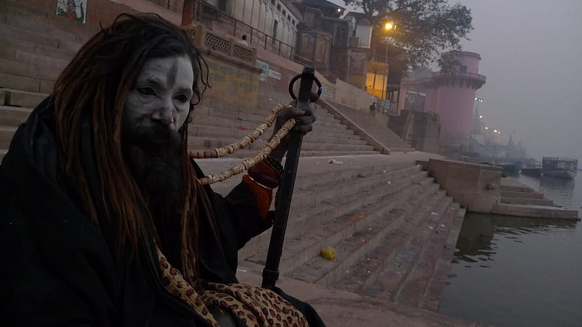 Aghori Sadhus a Varanasi - Aghori Jackass Sfondo HD