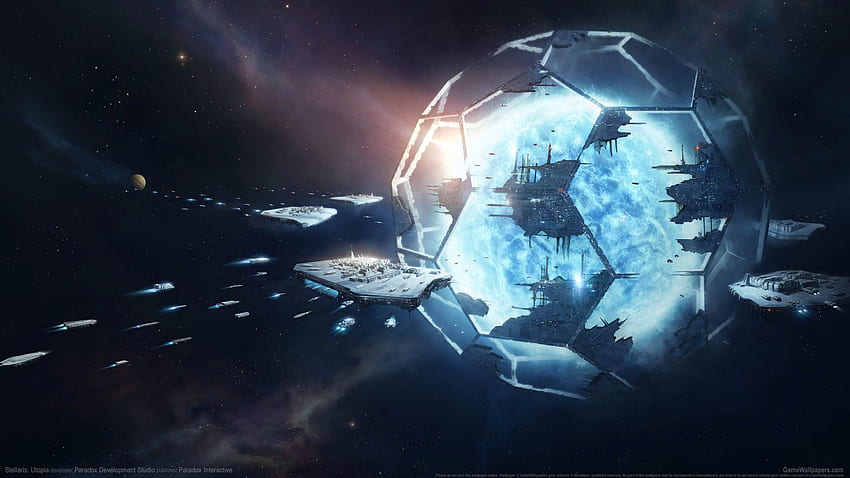 Ambitious Do well () Mispend Stellaris, video game art, space, science fiction, Dyson sphere. HD  wallpaper | Pxfuel