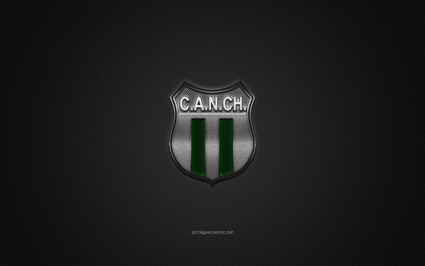 Nueva Chicago, Argentine football club, silver logo, gray carbon fiber ...