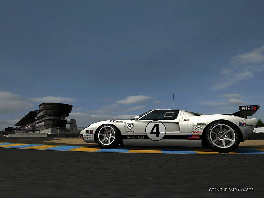 A game called Gran Turismo 4, an epic instrumental song and a Ford