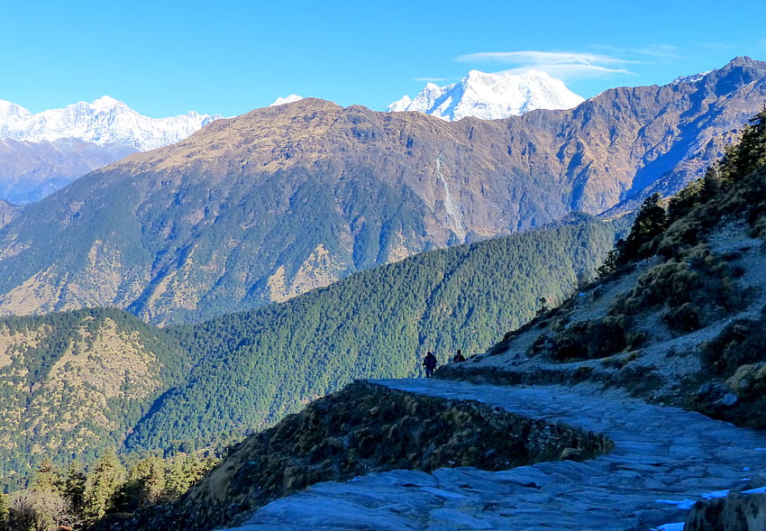 FileA view of Himalayas Tungnath Trail Uttarakhand HD wallpaper
