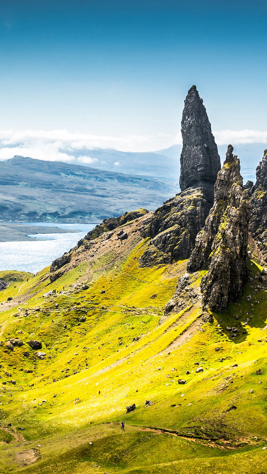 스카이 섬, 스코틀랜드, 유럽, 자연, 여행, , 자연, 유럽 HD 전화 배경 화면