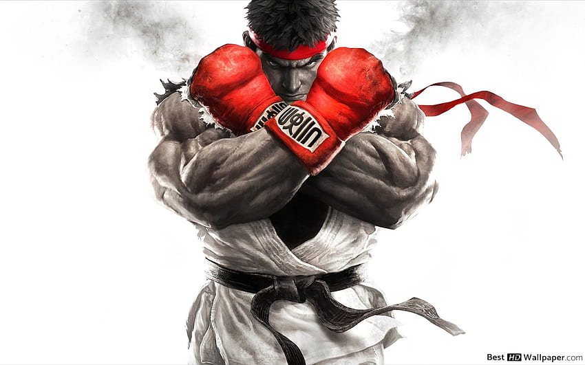 Street Fighter V: Ryu Hadouken (Der Kämpfer) HD-Hintergrundbild