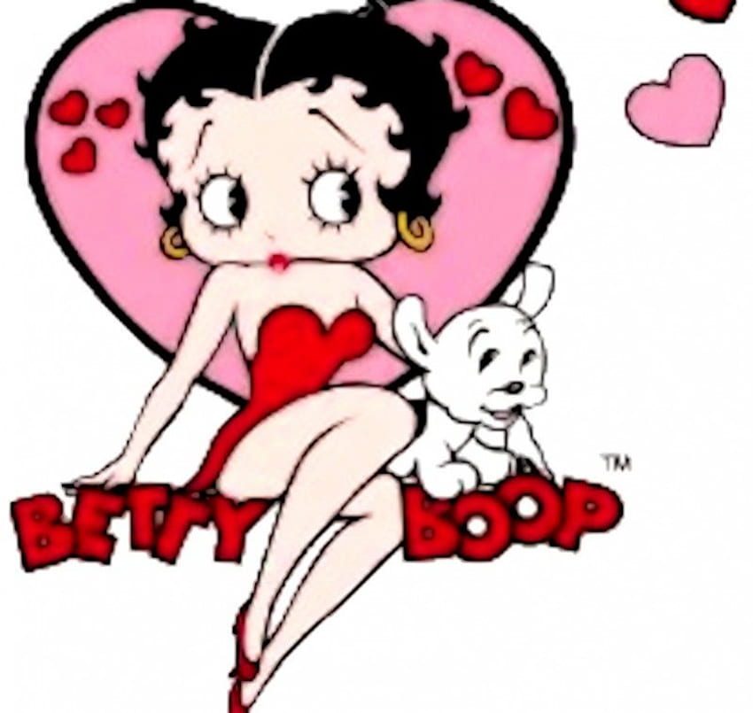 Betty boop and her dog!!, dog, betty boop HD wallpaper