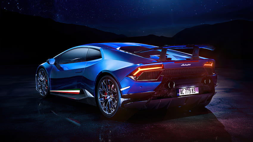 Blue Lamborghini Huracan Rear 1440P Resolution , , Background, and, 2560 X 1440 Car HD wallpaper