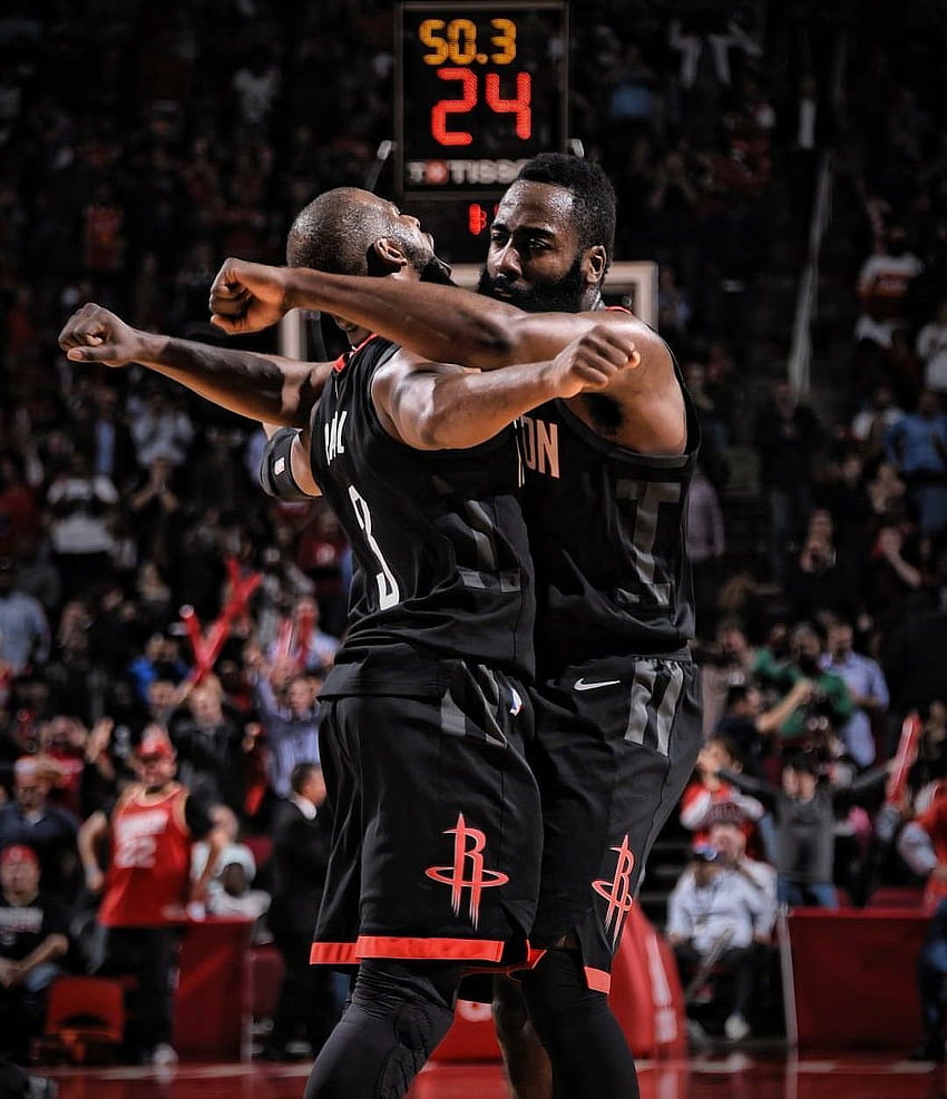 Chris Paul und James Harden Houston Rockets. Basquete, Paixão HD-Handy-Hintergrundbild