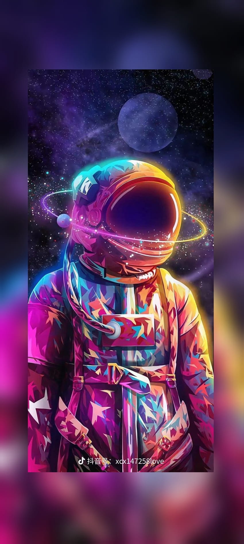 Astronauta Colorido, Astronaut, Farben HD-Handy-Hintergrundbild