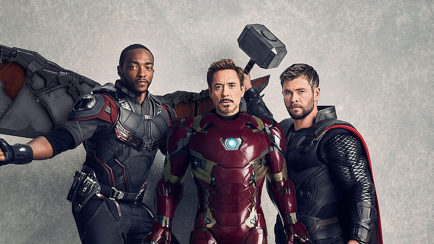 Avengers: Infinity War Chris Hemsworth, Robert Downey Jr Iron Man Sfondo HD