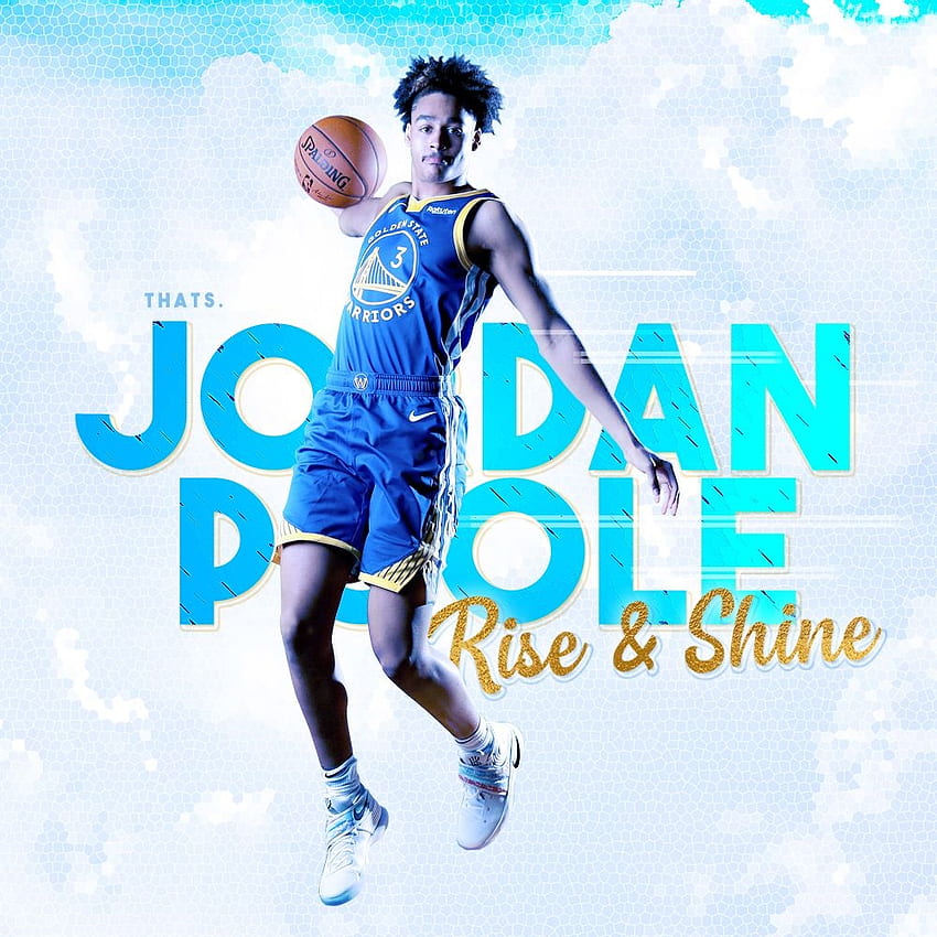 Jordan Poole Golden State Warriors HD phone wallpaper