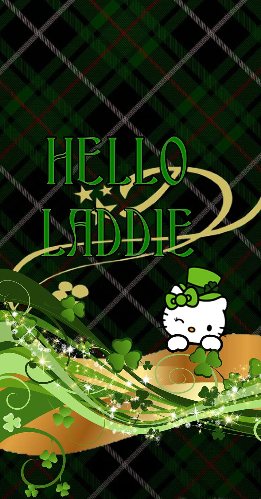 Hello Laddie, clover, irish, leprechaun, march17, hellokitty, ireland,  sanrio, stpatrick HD phone wallpaper | Pxfuel