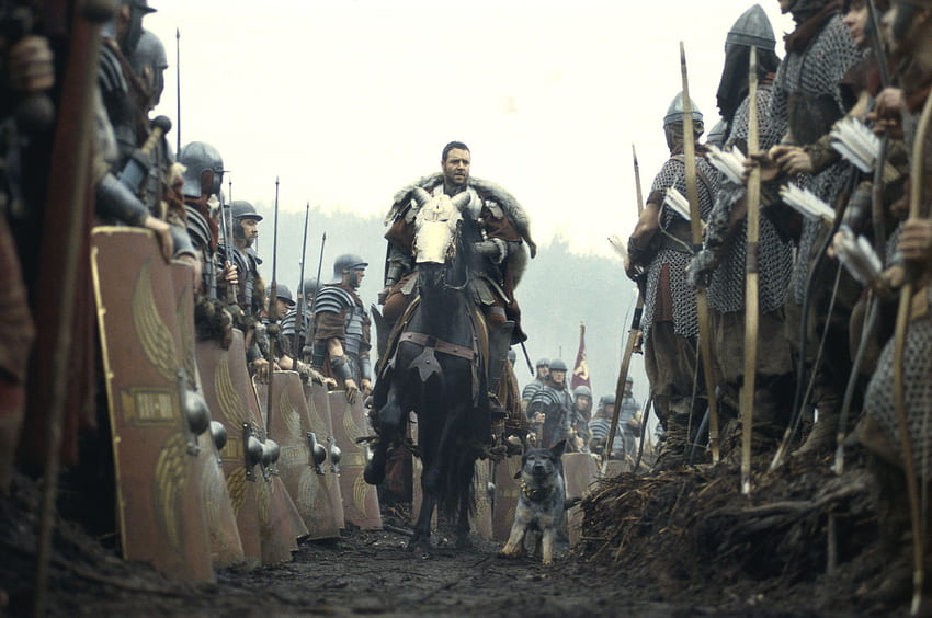 Gladiatorfilm Russell Crowe Hohe Qualität, High Definition HD-Hintergrundbild