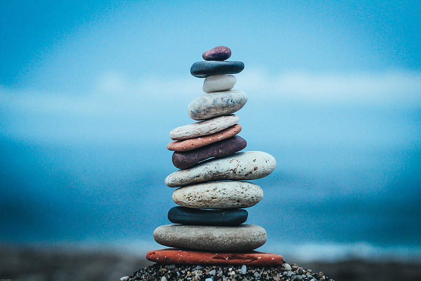 Zen, balanced, stones HD wallpaper