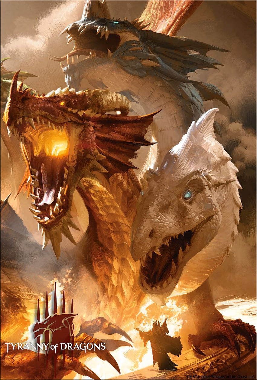 Dungeons And Dragons Phone, Tiamat HD тапет за телефон