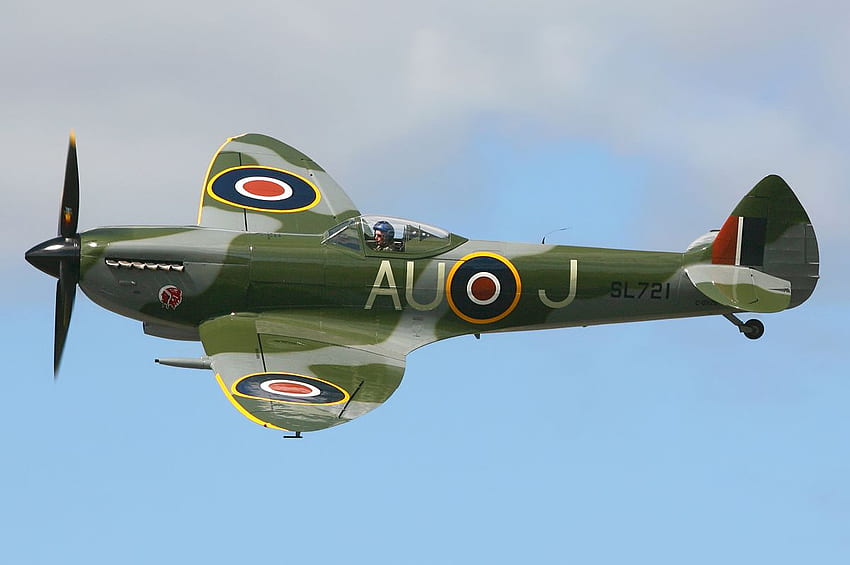 Supermarine Spitfire, II wojna światowa, Królewskie Siły Powietrzne, Spitfire, Raf Tapeta HD