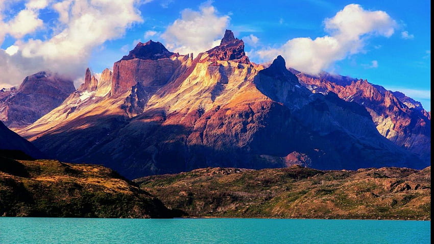National Park Torres Del Paine Lake Mountain Blue . . 547708 HD wallpaper