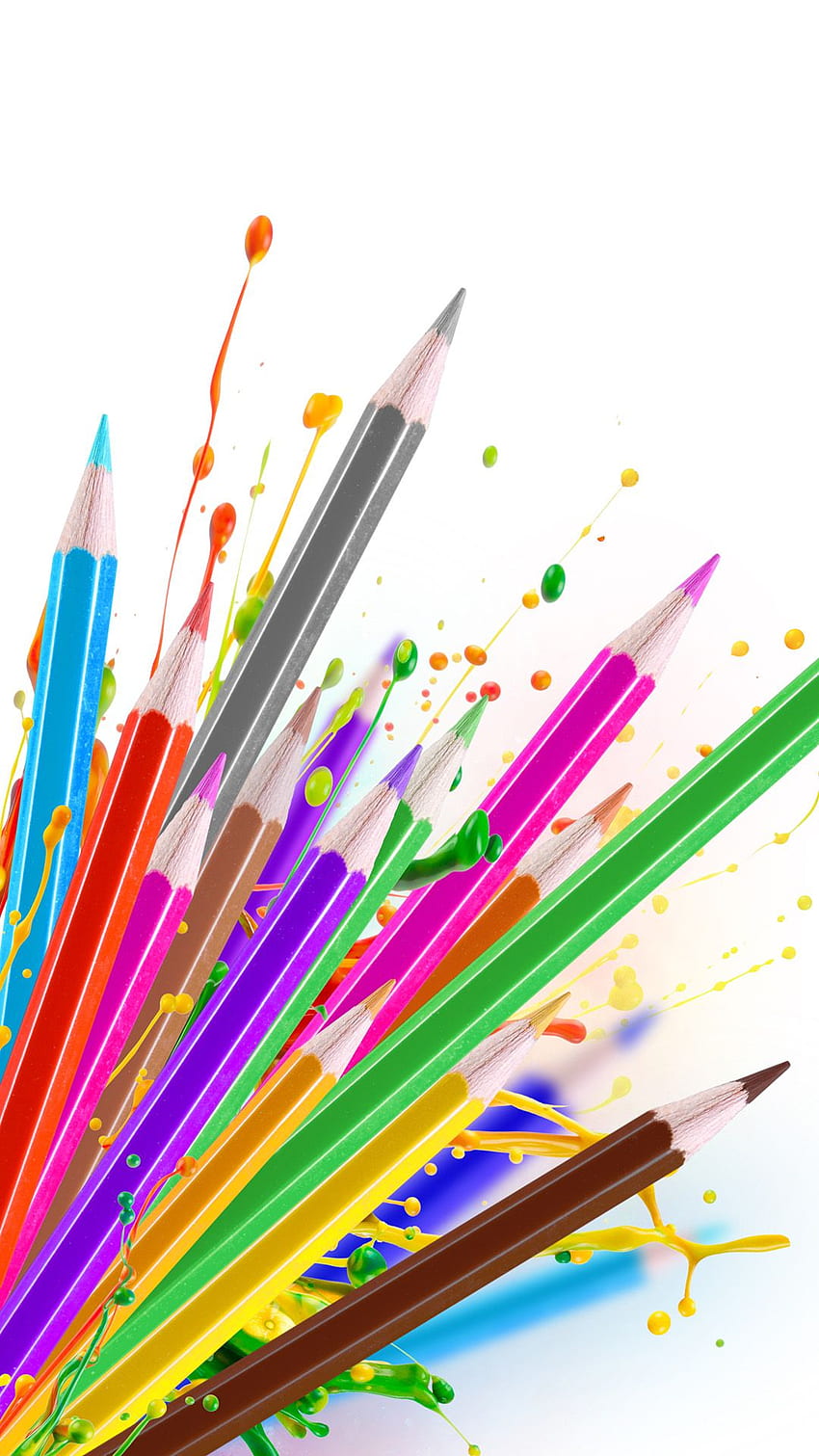 Colorful Pencils Android - Android, Cool Pencil HD phone wallpaper