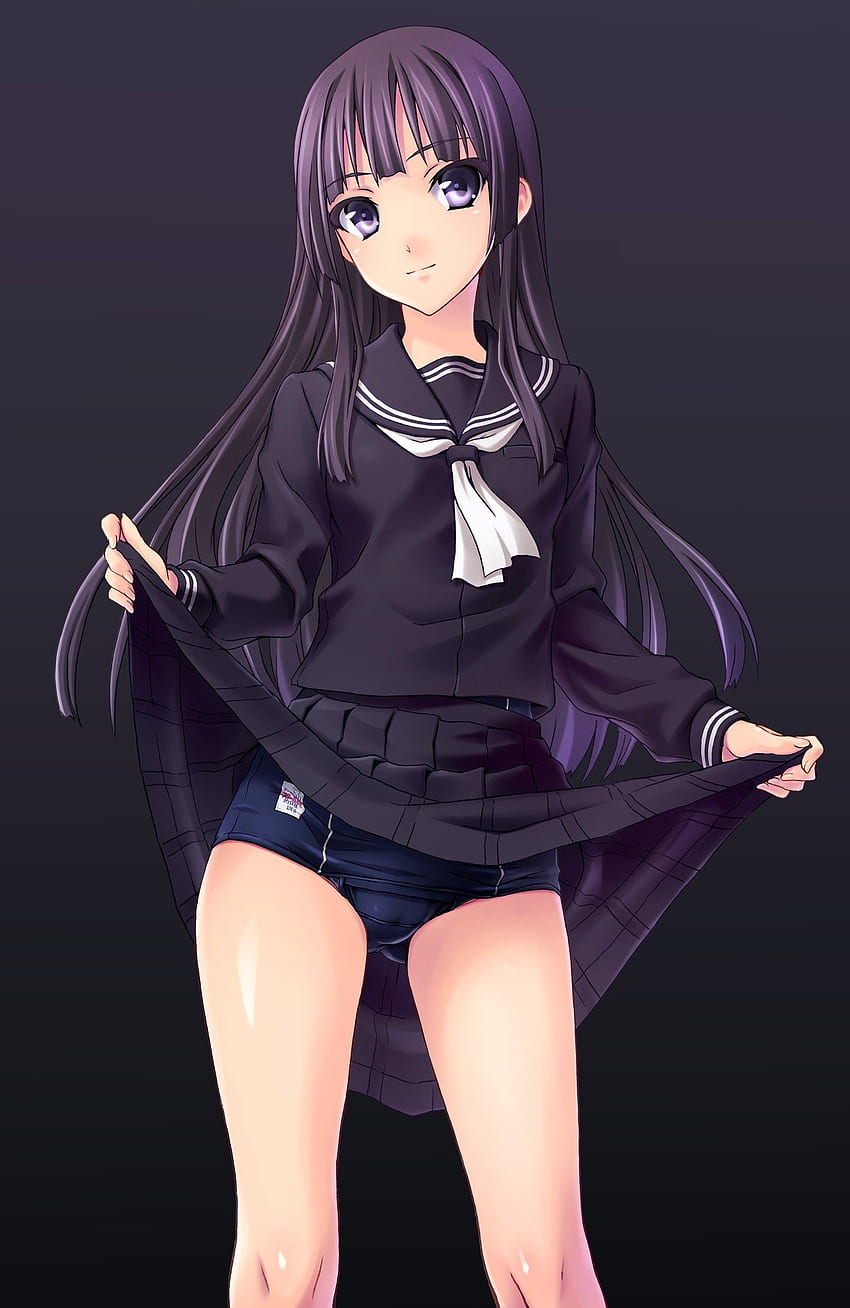 Anime Girls School Uniform Sexy Anime Matte Finish Poster Paper Print -  Animation & Cartoons posters in India - Buy art, film, design, movie,  music, nature and educational paintings/wallpapers at Flipkart.com