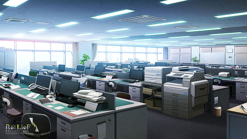 Office Room. Anime places, Episode background, Anime background HD wallpaper