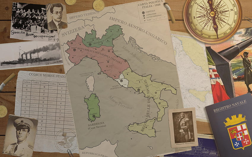 Italy : Kaiserreich, Italy Map HD wallpaper