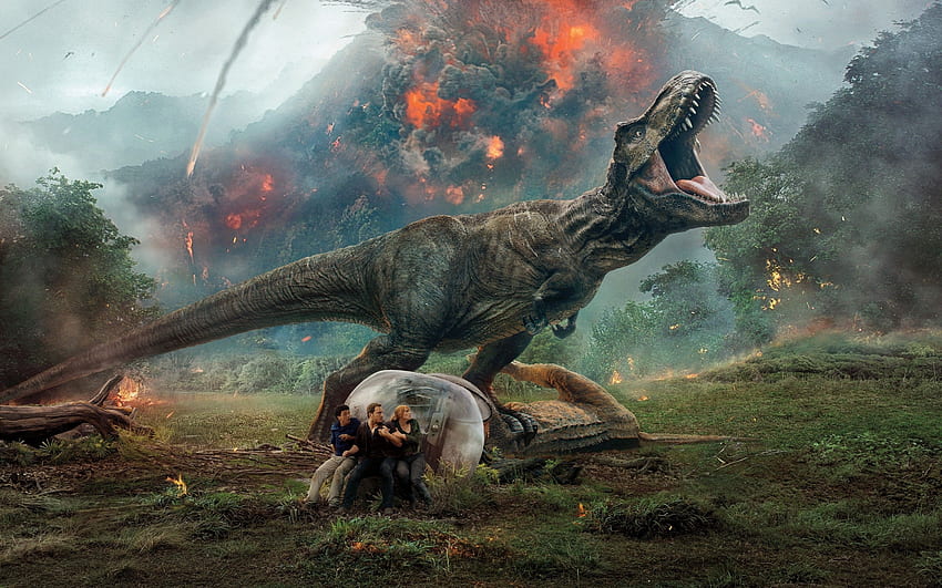 Jurassic World: Yıkılmış Krallık, Chris, Chris Pratt Jurassic World HD duvar kağıdı