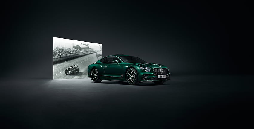 Zielony Bentley Continental GT, edycja numer 9, portret Tapeta HD