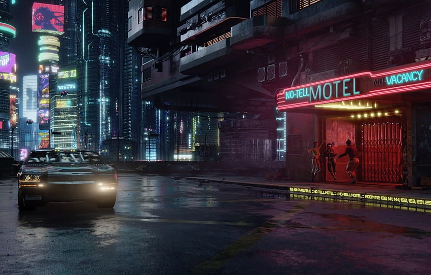 gelecek, cyberpunk, video oyunu, CD Projekt RED, Cyberpunk 2077, CD PR for , bölüm игры HD duvar kağıdı