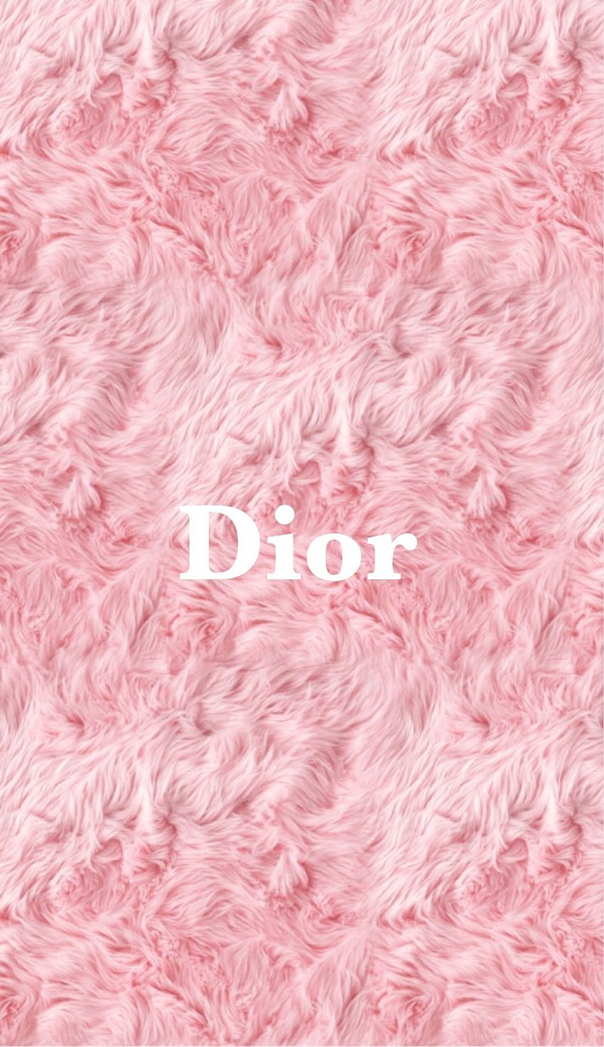 Fioletowe futro, różowy Dior Tapeta na telefon HD