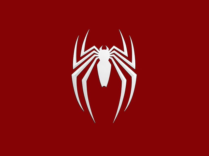 Marvel Spider Man Logo , Simple Background, Spider Man (2018) • For You ...