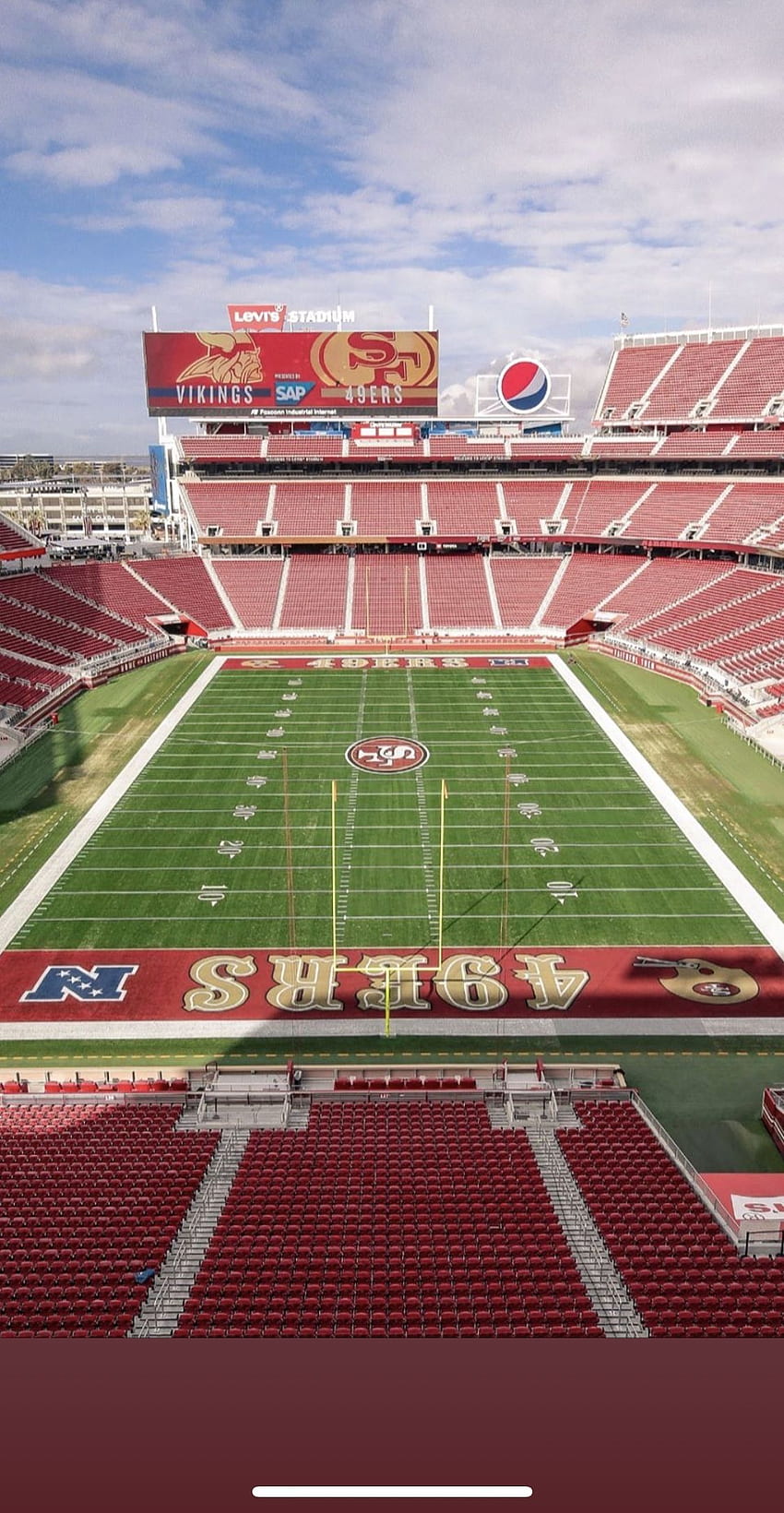 レヴィスタジアム。 サンフランシスコ 49ers スタジアム、リーバイス スタジアム、サンフランシスコ 49ers フットボール、NFL スタジアム HD電話の壁紙