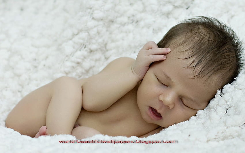Neugeborene Babys, neugeborenes Baby HD-Hintergrundbild
